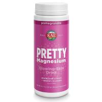 KAL Pretty Magnesium Citrate + Marine Collagen Glowing-Skin Pomegranate Drink Mix 10.7 oz.
