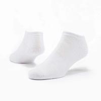 Maggie's Organic Classic White Footie Socks, L