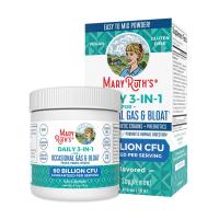 Mary Ruth's Unflavored 3-in-1 Daily Gas & Bloat Powder 0.5 oz.