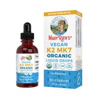 Mary Ruth's Organic Unflavored Vegan K2 (MK7) Liquid Drops 1 fl. oz.