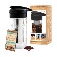 Masontops Wide Mouth Black Cold Brew Coffee Kit with Jar