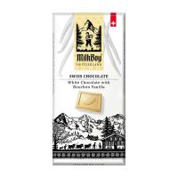 Milkboy Finest Swiss White Chocolate with Bourbon Vanilla 3.5 oz. bar