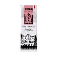 Milkboy Finest Swiss Extra Dark 85% Cocoa Snack Size 1.4 oz. Bar