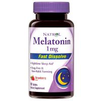 Natrol Melatonin Fast Dissolve Strawberry Tablets 1 mg 90 count