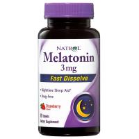 Natrol Melatonin Fast Dissolve Strawberry Tablets 3 mg 90 count