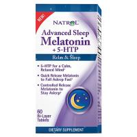 Natrol Melatonin + 5-HTP Advanced Time Release Tablets 10 mg 60 count