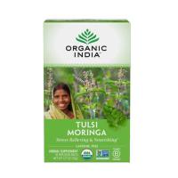Organic India Moringa Tulsi Infusions Tea 18 infusion tea bags