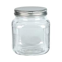Glass Jar with Metal Lid 32 oz.