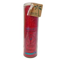 Aloha Bay Unscented Chakra Energy Red Candle 16 oz.