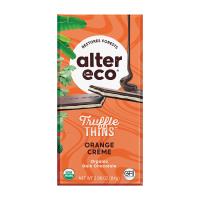 Alter Eco Orange Creme Truffle Thins 2.96 oz. bar