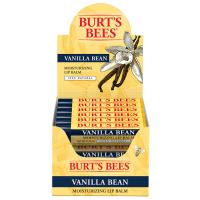 Burt's Bees Vanilla Bean Lip Balm Display 12 (0.15 oz.) tubes