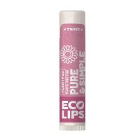Eco Lips Pure and Simple Raspberry Lip Balm 0.15 oz.