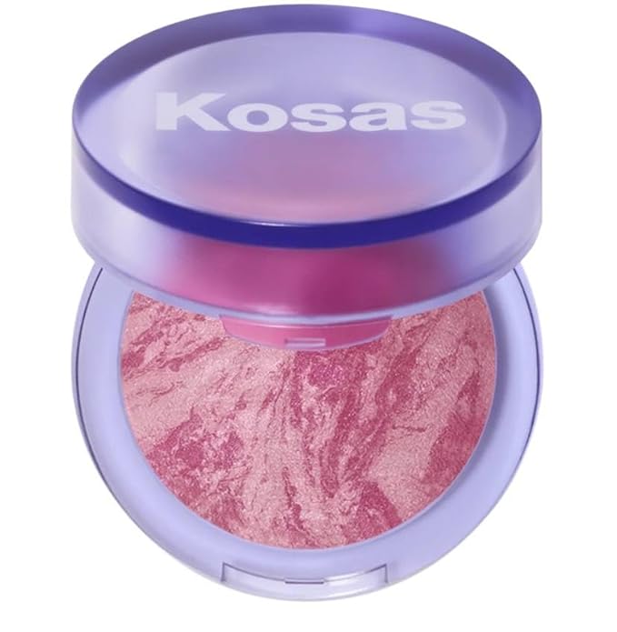 Kosas Blush is Life Baked Talc-Free Dimensional Blush - Euphoria (cool pinky mauve), 0.16 Ounce (Pack of 1)