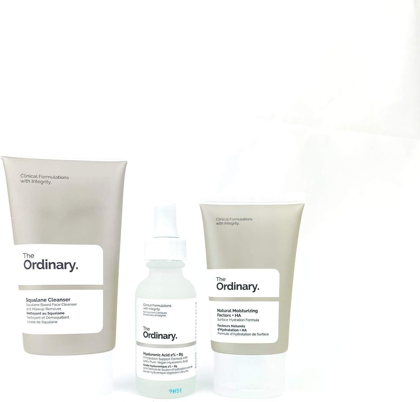 The Ordinary The Daily Set (3 Pcs: The Ordinary Squalane Cleanser - The Ordinary Hyaluronic Acid 2% + B5 - The Ordinary Natural Moisturizing Factors + HA)