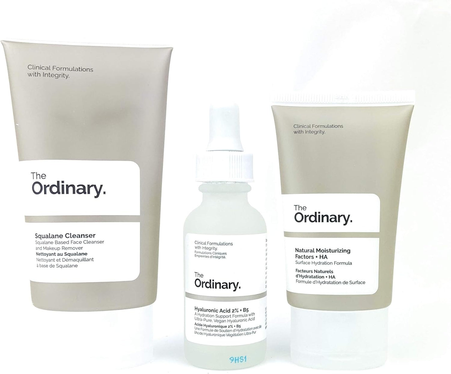 The Ordinary The Daily Set (3 Pcs: The Ordinary Squalane Cleanser - The Ordinary Hyaluronic Acid 2% + B5 - The Ordinary Natural Moisturizing Factors + HA)