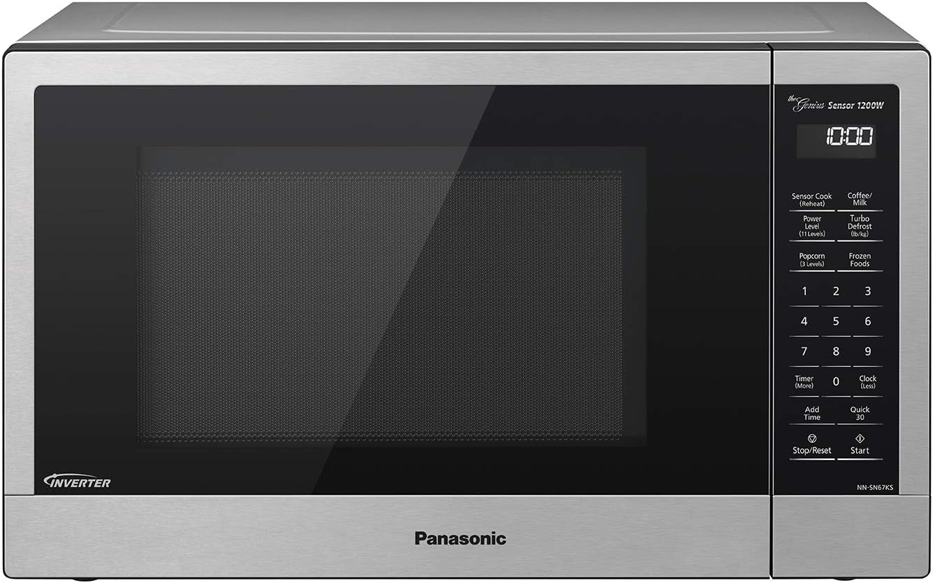 Panasonic NN-SN67K Microwave Oven, 1.2 cu.ft, Stainless Steel/Silver