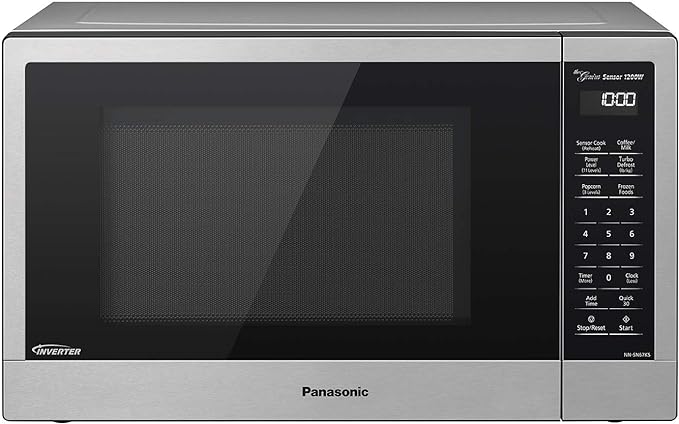 Panasonic NN-SN67K Microwave Oven, 1.2 cu.ft, Stainless Steel/Silver