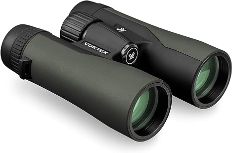 Vortex Optics Crossfire HD 10x42 Binoculars - HD Optical System, Tripod Adaptable, Rubber Armor, Waterproof, Fogproof, Shockproof, Included GlassPak - Unlimited, Unconditional Warranty