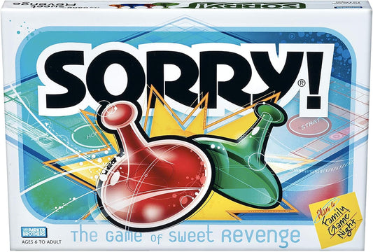 Hasbro Gaming Sorry! Family Board Games for Kids and Adults, 2 to 4 Players, Ages 6 and Up (Amazon Exclusive)