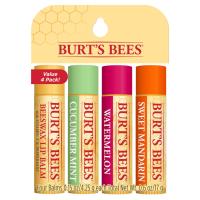 Burt's Bees Freshly Picked Lip Balms 4 (0.15 oz.) tubes in blister box